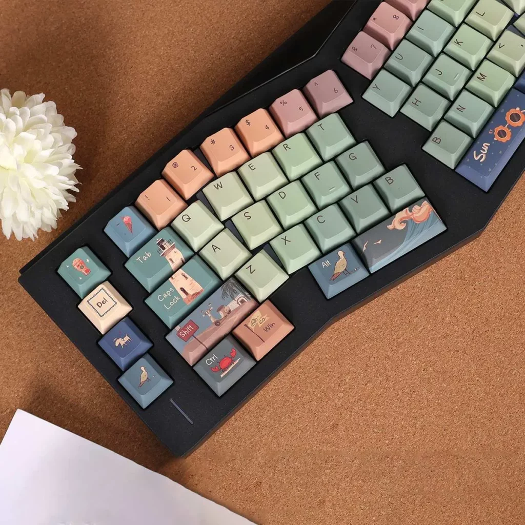 seaside-town-oem-keycap-set-side
