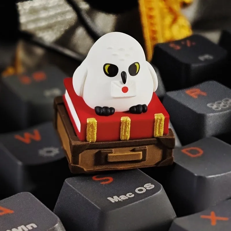 snowy-owl-keycap-cover