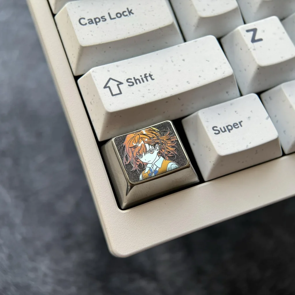 acertain-scientific-railgun-mikotomisaka-controlkey-keycaps-grey