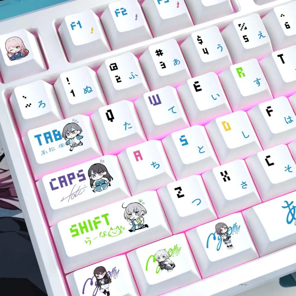 bangdream-itsmygo-white-oem-keycap-set-side