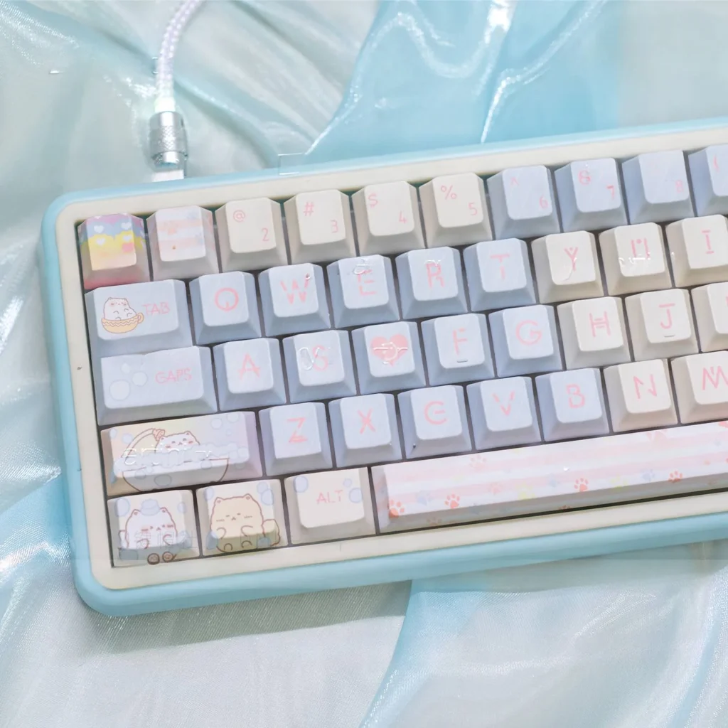 bichon-frise-oem-keycap-set-front