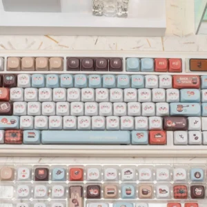coffeebear-keycap-set-omo75-mechanical-keyboard-cover