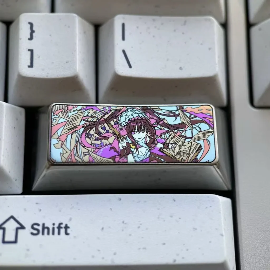 date-a-live-kurumi-tokisaki-keycaps-silver