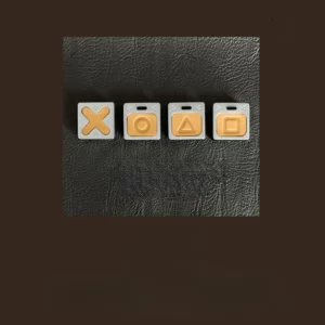 gaming-cube-series-keycaps-silver-yellow-set