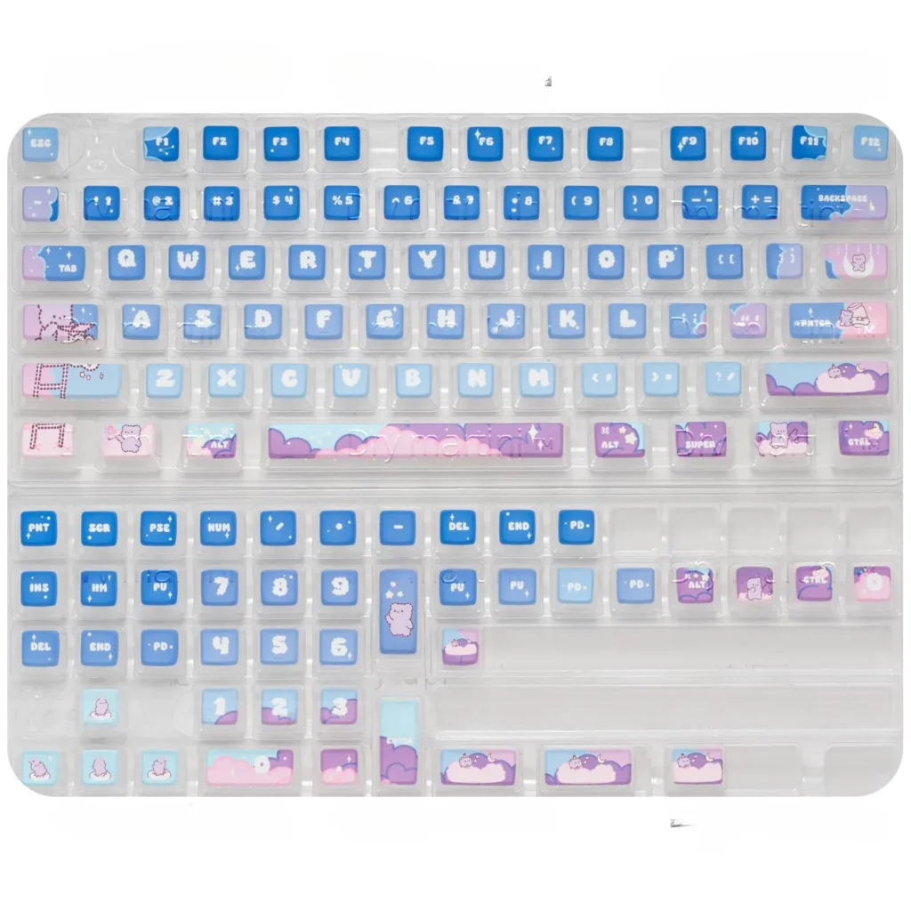 goodnight-bear-mda-keycap-set-white
