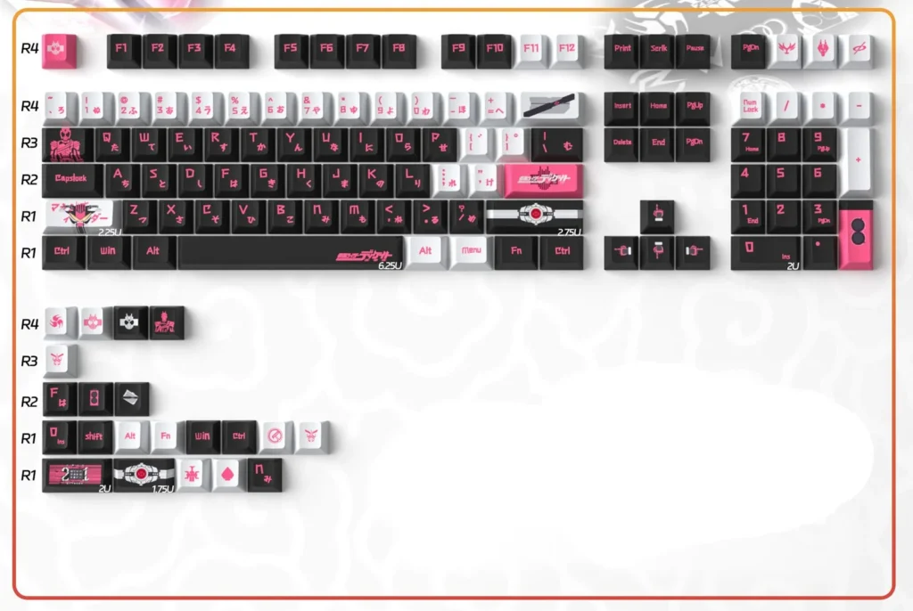kamen-rider-decade-oem-keycap-set-decade