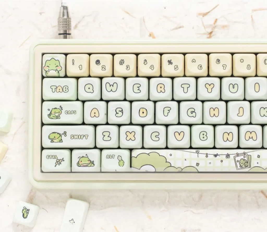 little-dinosaur-xda-keycap-set-front