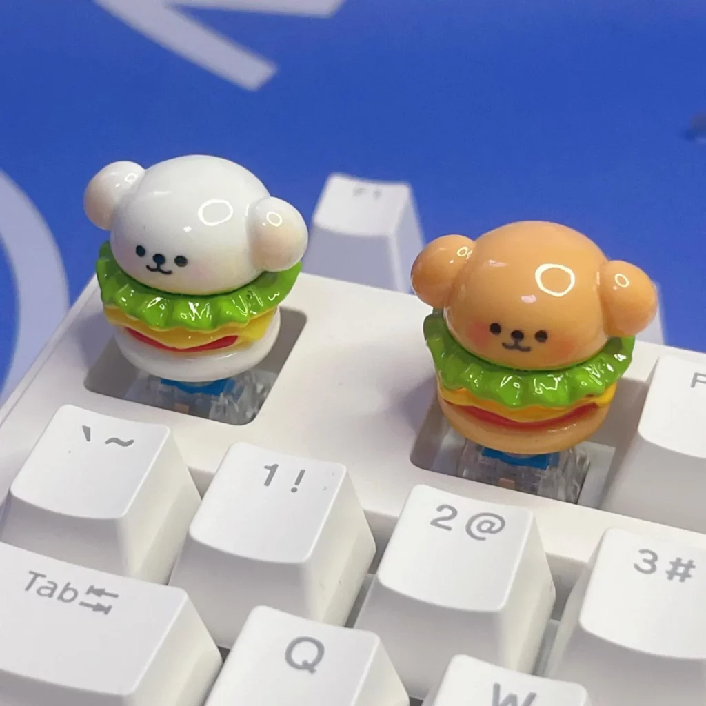 maltese-dog-burger-keycaps-cover