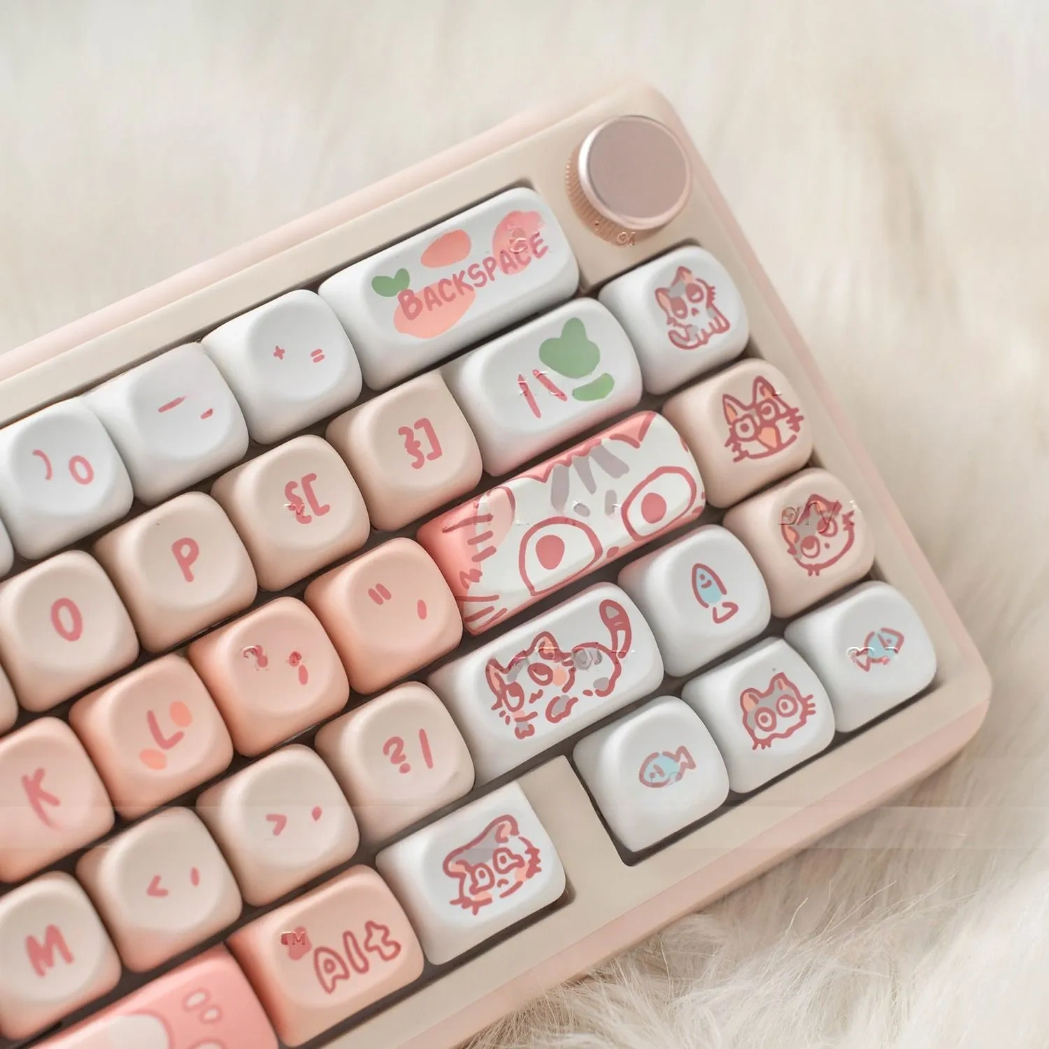 pink-meow-meow-moa-keycap-set-side2