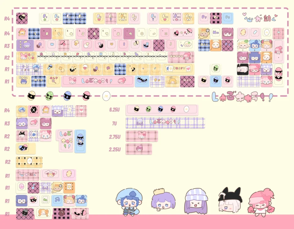 shugo-chara-characters-keycap-set-5