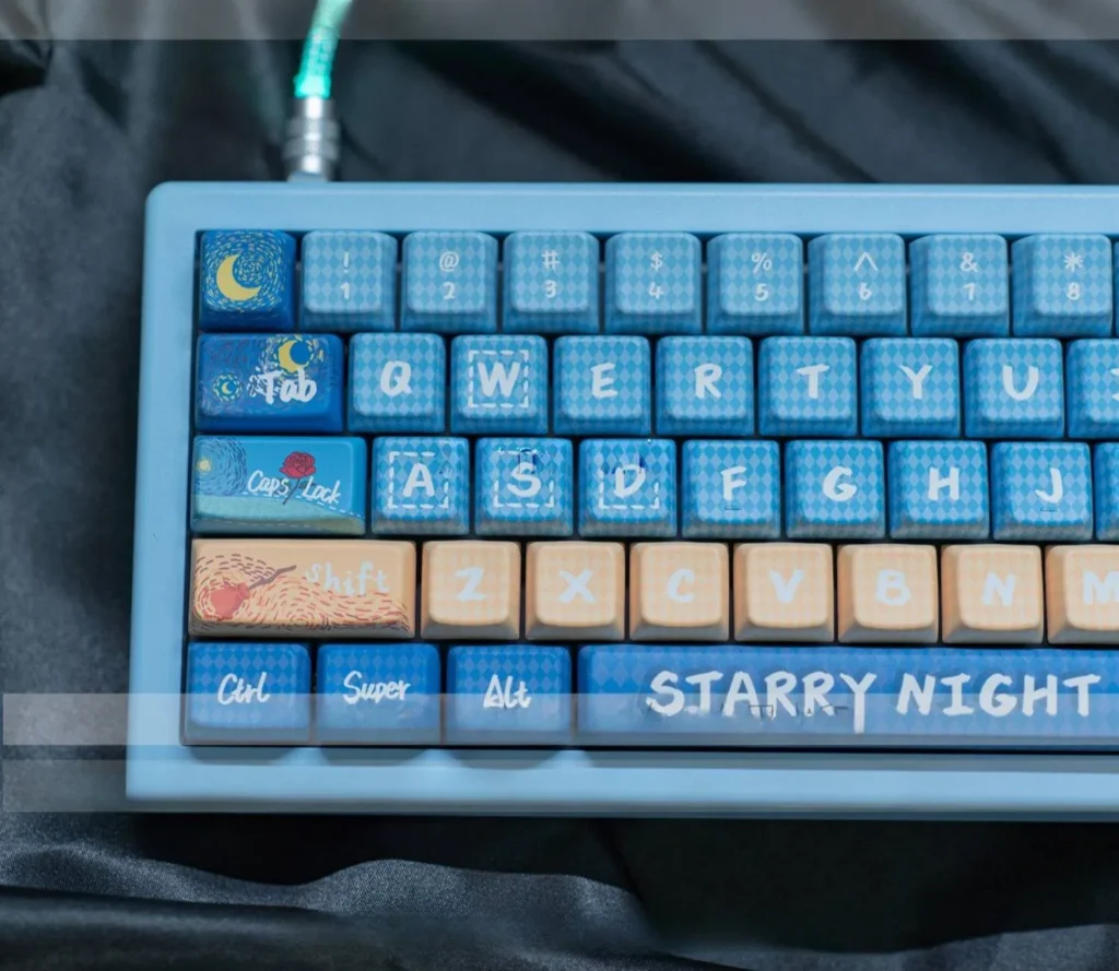 undersea-starry-sky-mda-keycap-set-front