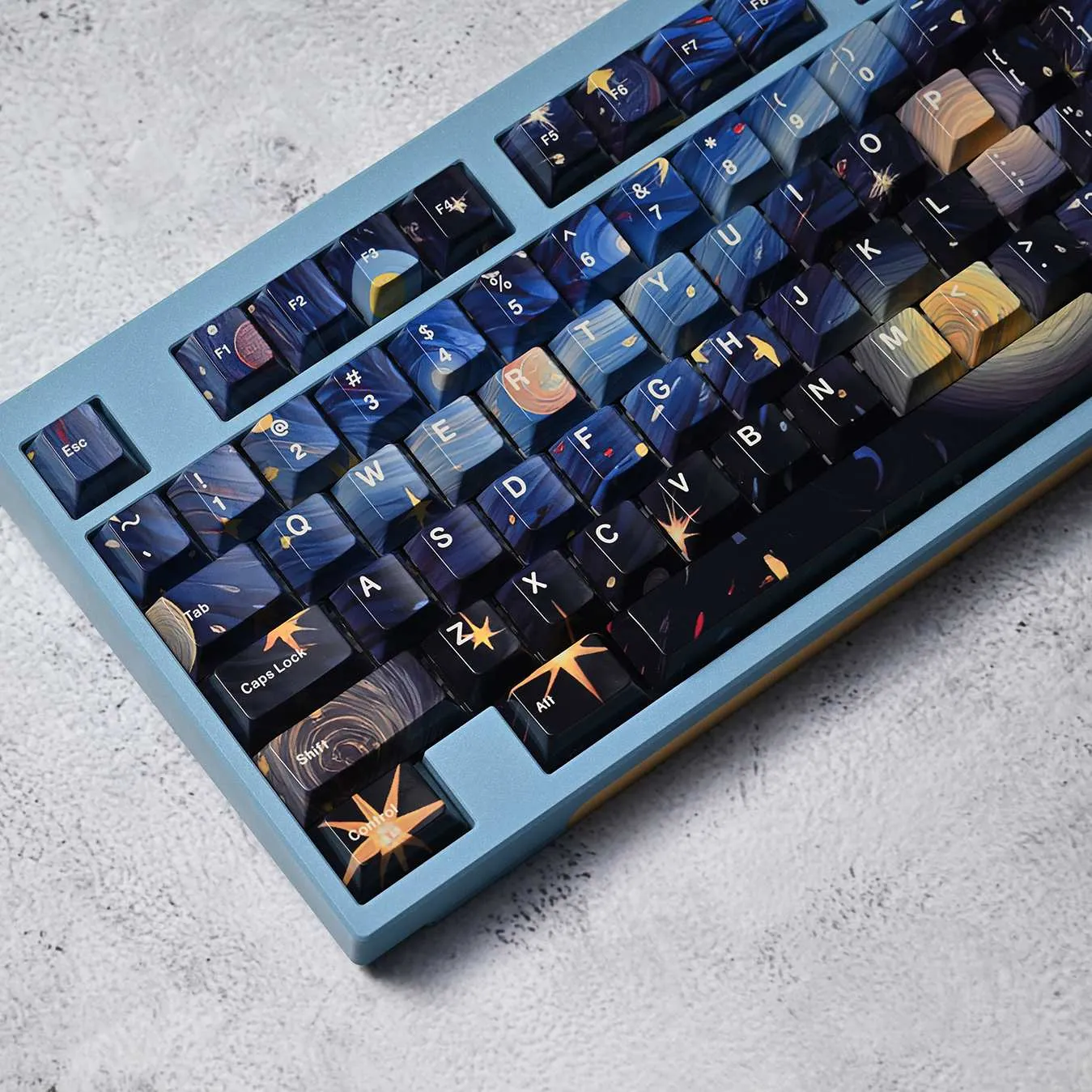 van-goghs-starry-sky-oem-keycapset-side