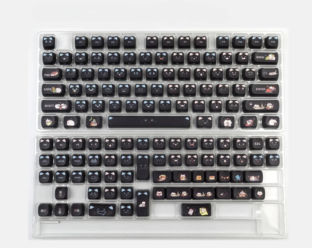 adorable-black-cat-mao-keycap-set-upfront