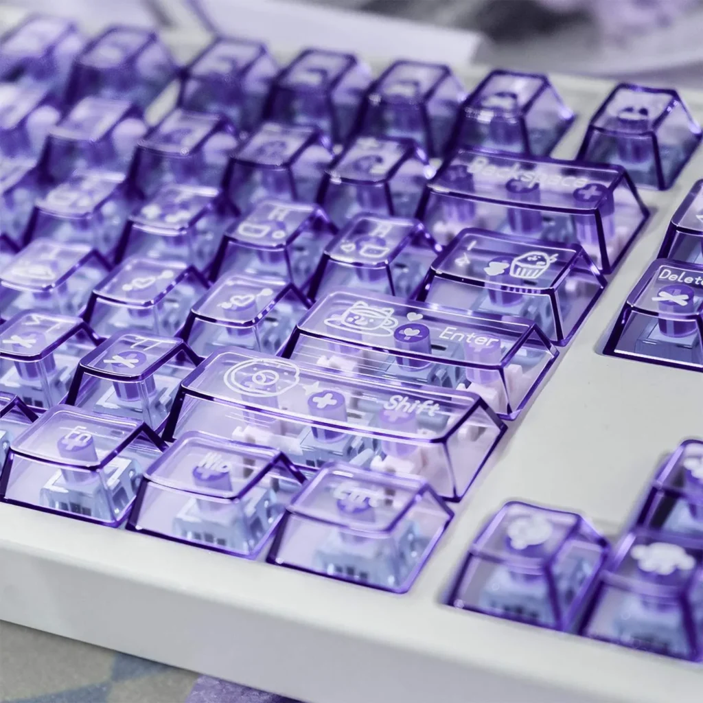 adorable-gradient-purple-oem-keycap-set-front