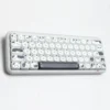 black-white-cat-mao-keycap-set-front
