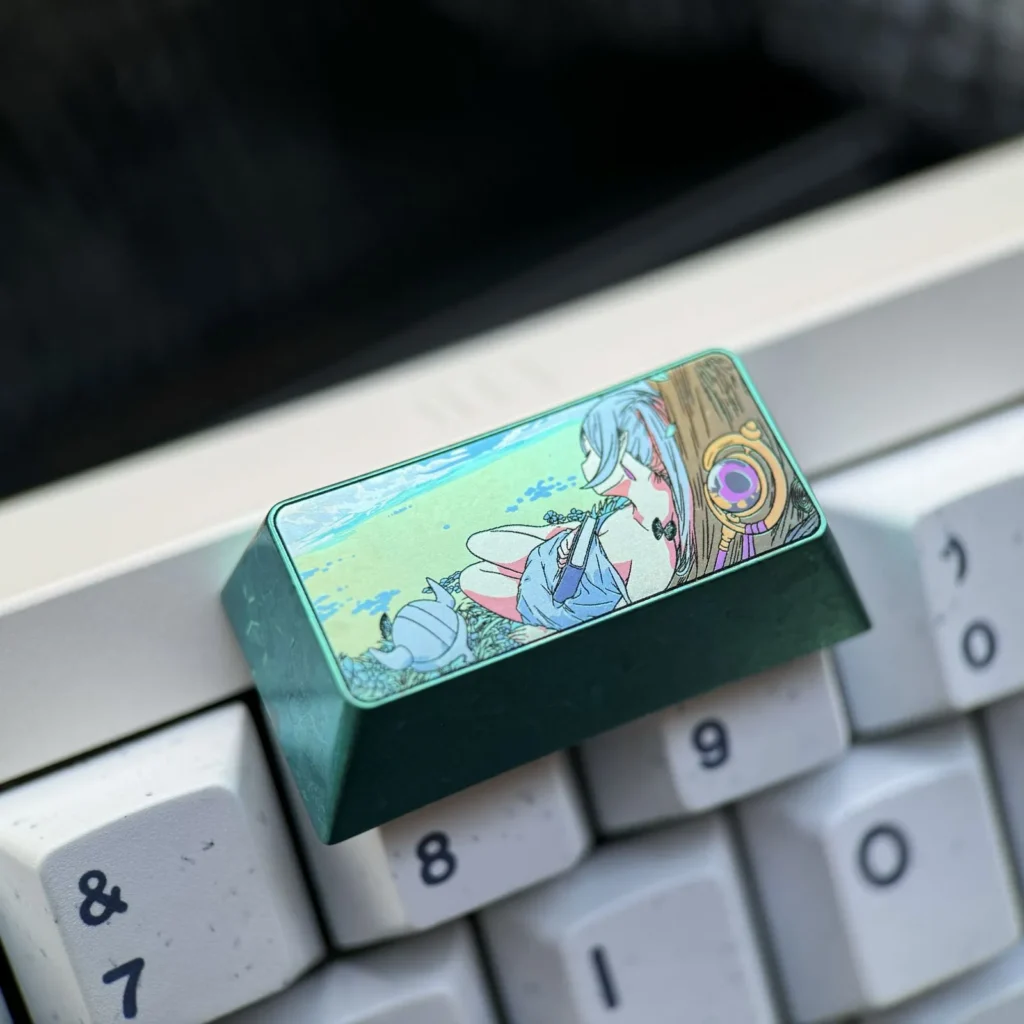 frierenbeyond-journeys-end-frieren-backspacekey-keycaps-green