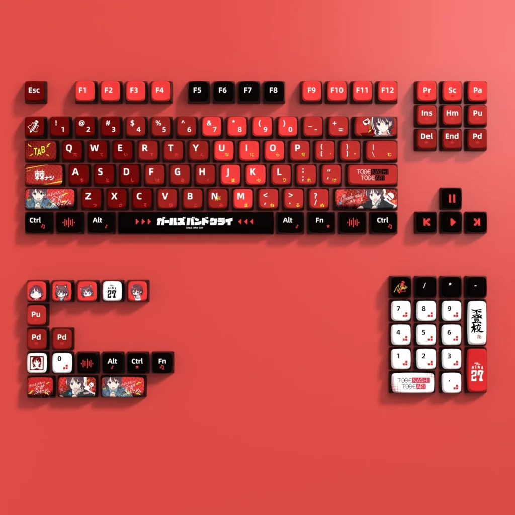 girlsbandcry-nina-iseri-oem-keycap-set-cover