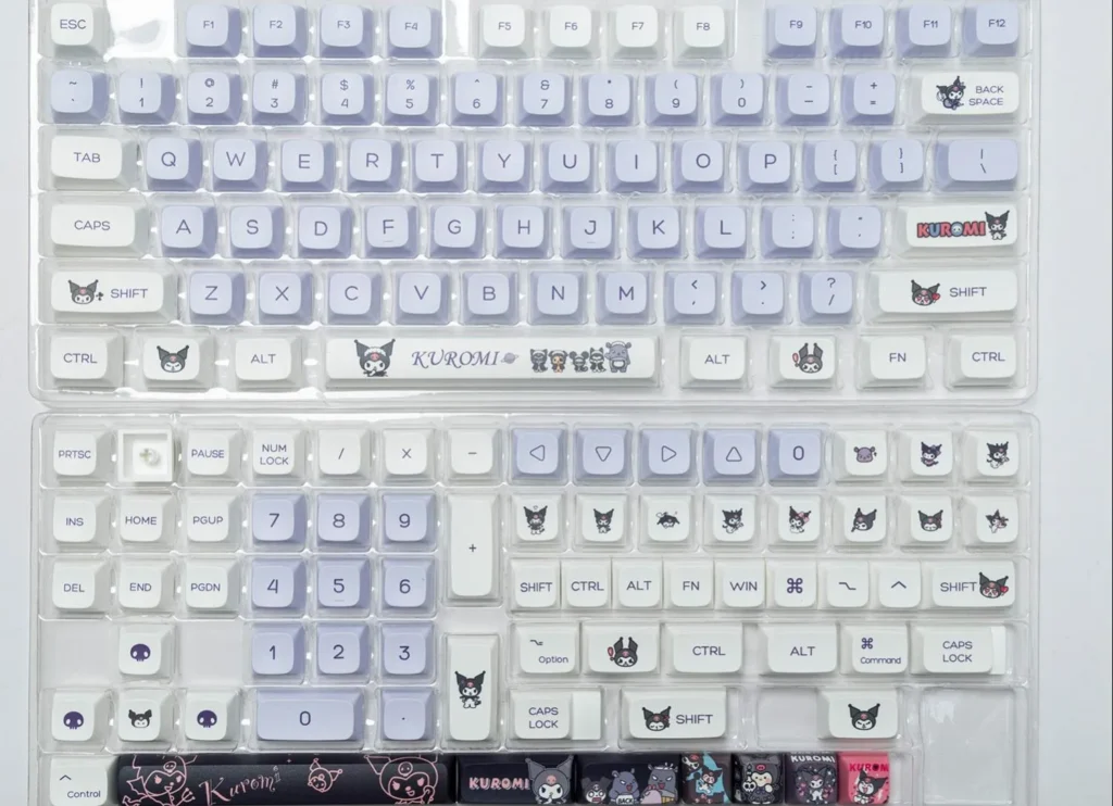 hellokitty-stylish-kuromi-xda-keycap-set-upfront