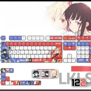 lycorisrecoil-characters oem-keycapset-mechanical-keyboard-cover