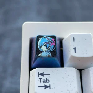 re-zero-rem-ice-crystal-keycap-cover