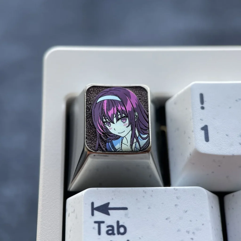 saekano-utaha-kasumigaoka-keycaps-silver