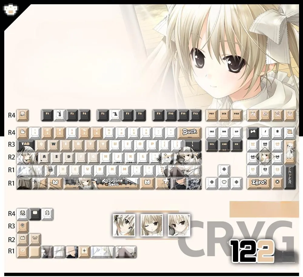 sorakasugano-oem-keycap-set-mechanical-keyboard-cover