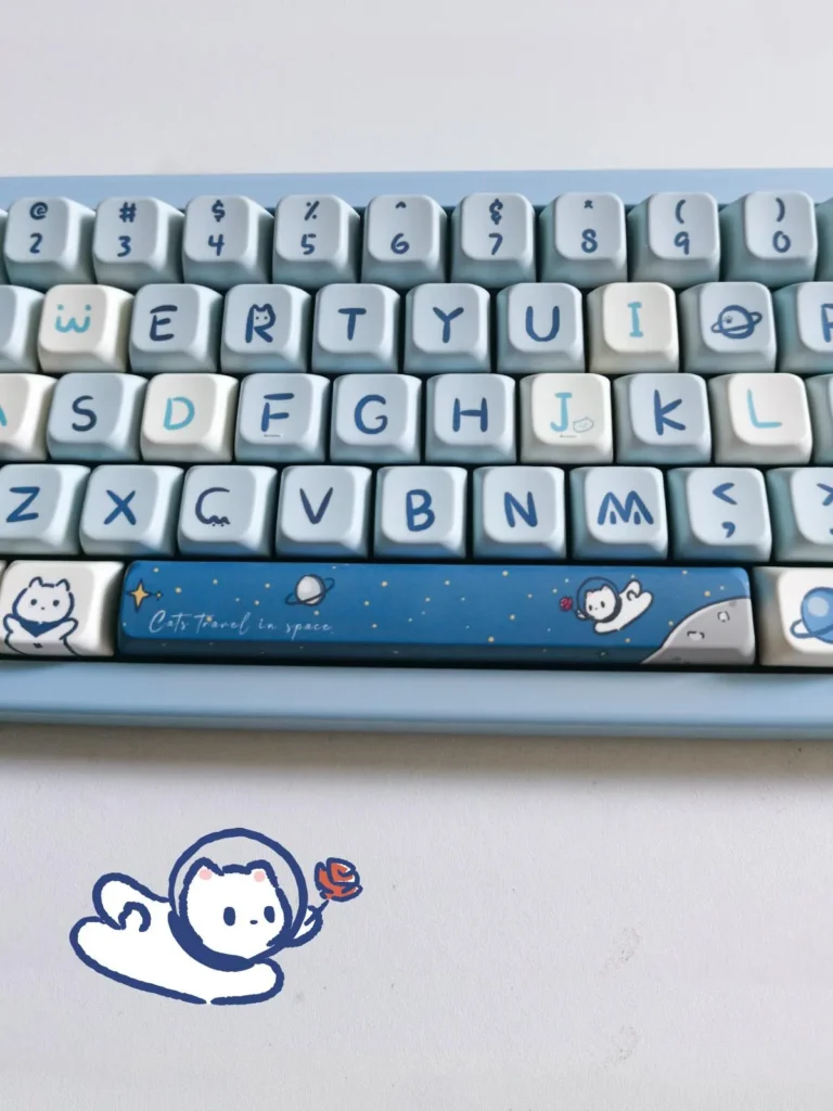 space-cat-mda-keycap-set-front