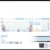 white-sakikotogawa-oem-keycapset-mechanical-keyboard-side