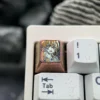 acertain-scientificrailgun-stylish-mikoto-misaka-keycaps-orangered