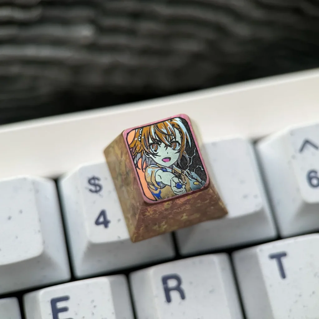 acertain-scientificrailgun-stylish-mikoto-misaka-keycaps-upfront
