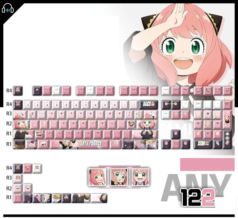 anya-forger-oem-keycapset-mechanical-keyboard-cover