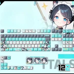 bluearchive-tendoualice-cherry-keycapset-mechanical-keyboard-cover