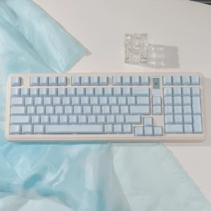 bluejade-cherry-minimal-keycapset-trimode-mechanicalkeyboard-cover