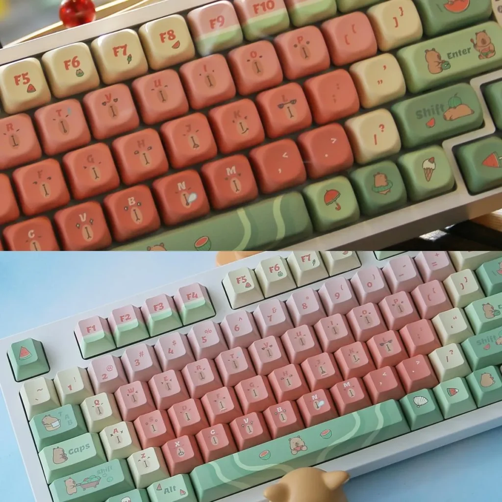capybara-watermelon-series-keycap-set-cover
