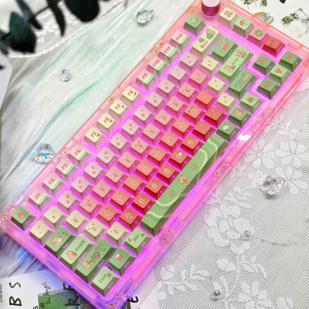 capybara-watermelon-series-keycap-set-upfront