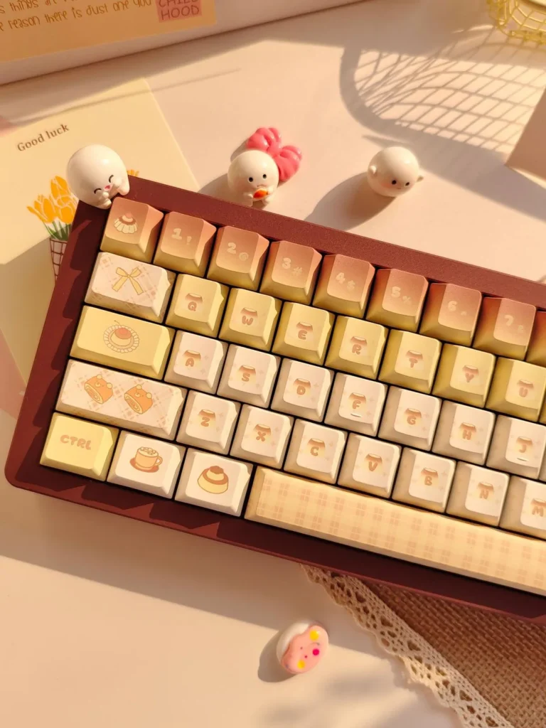 caramel-pudding-series-keycap-set-oem