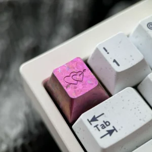 cupids-arrow-series-keycaps-pink