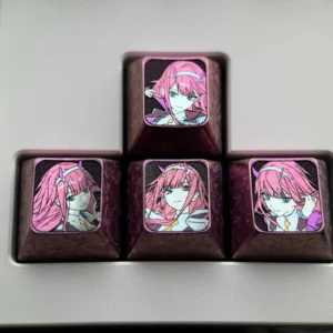 darlingin-thefranxx-stylish-zero-two-keycaps-cover