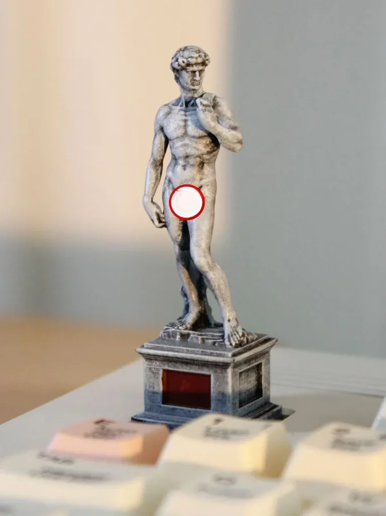 david-statue-series-keycaps-grey