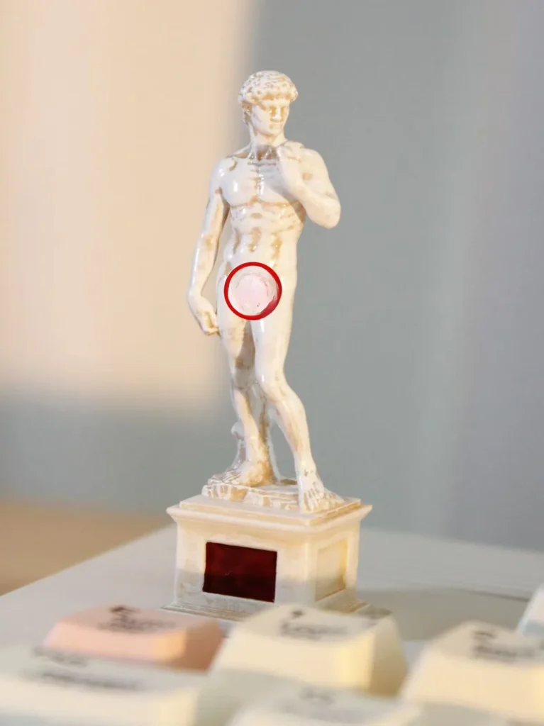 david-statue-series-keycaps-white