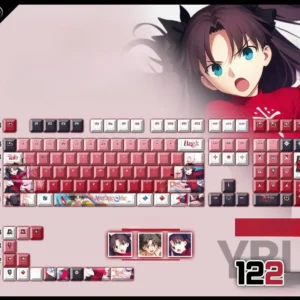 fatestaynight-rintohsaka-oem-keycapset-mechanical-keyboard-cover