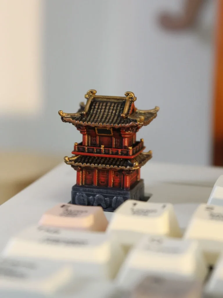 god-of-wealth-temple-keycap-cover