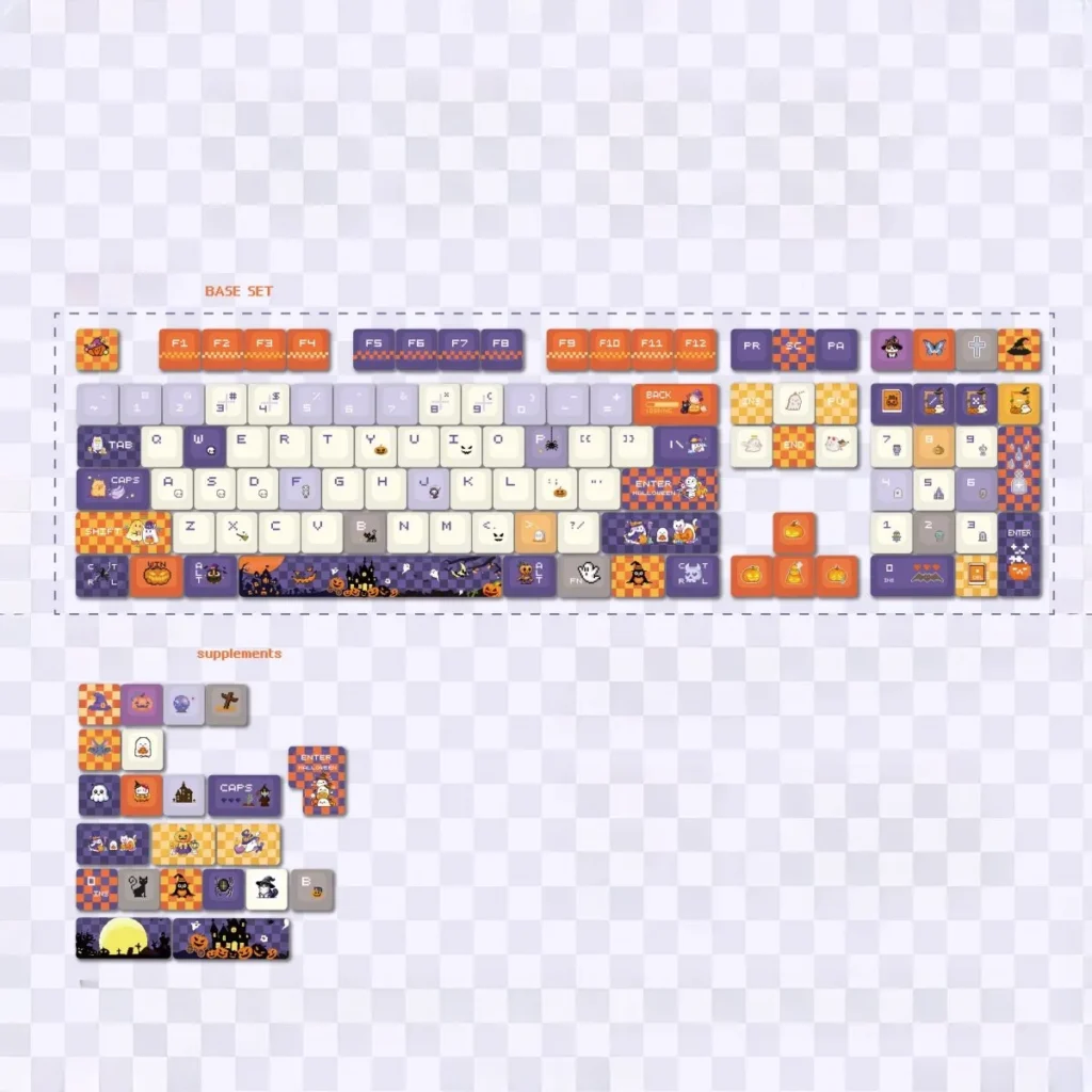 halloween-mischievous-pixel-series-keycap-set-upfront