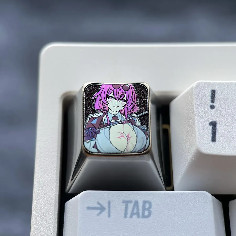 honkai-star-rail-adorable-kafka-keycaps-grey