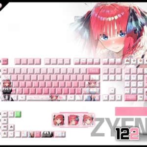 nino-nakano-cherry-keycapset-mechanical-keyboard-cover