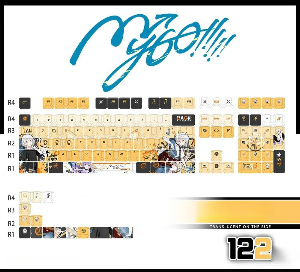 rana-kaname-cherry-keycapset-mechanical-keyboard-side