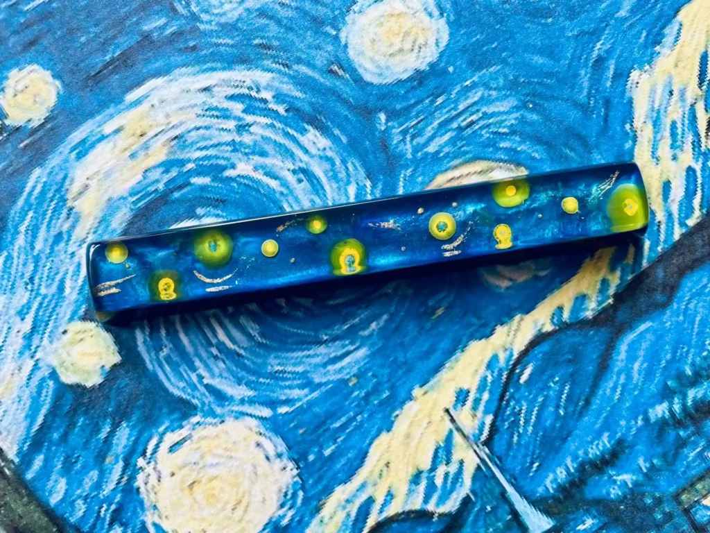 vangogh-starrysky-space-key-transparent-keycap-cover
