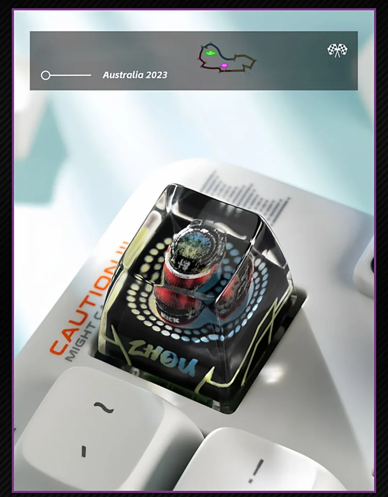 zhouguanyu-australian-grandprix-2023-transparent-keycap-side