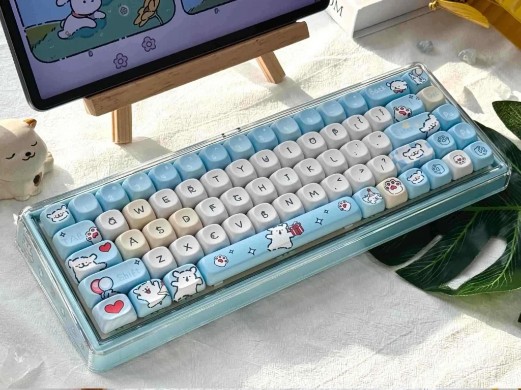 animalspa-maltese-dog-trimode-mechanical-keyboard-cover
