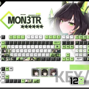 arknights-mon3tr-cherry-keycapset-mechanical-keyboard-cover